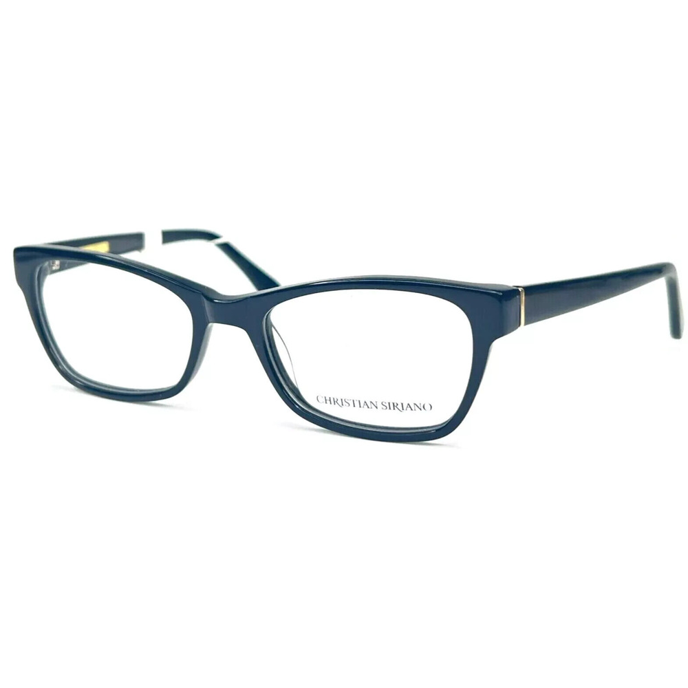 CHRISTIAN SIRIANO VANESSA BLACK RECTANGULAR RX EYEGLASSES FRAMES 51-18